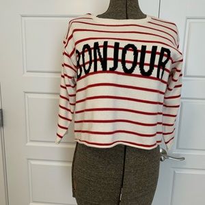 Bonjour Statement Sweater